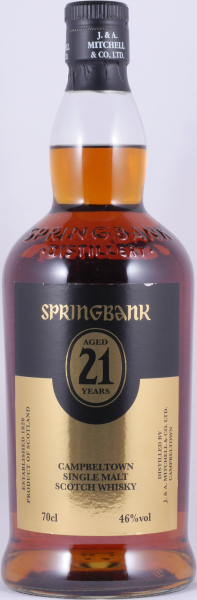 Springbank 21 Years Limited 2019 Edition Port and Rum Casks Campbeltown Single Malt Scotch Whisky 46.0%