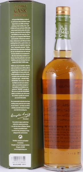 Inchgower 1982 30 Years Refill Hogshead Cask No. DL 8258 Douglas Laing OMC Speyside Single Malt Scotch Whisky 50.0%