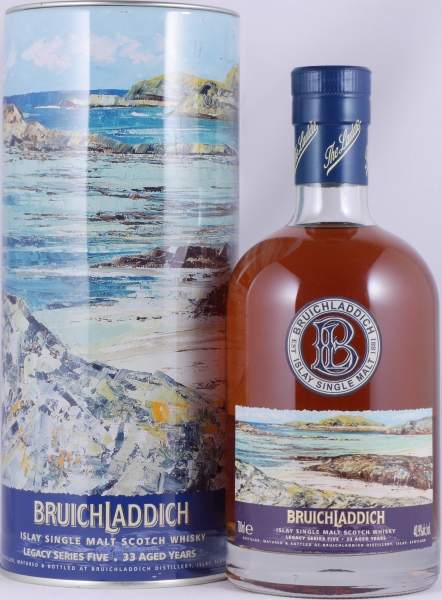 Bruichladdich Legacy Series Five 33 Years Islay Single Malt Scotch Whisky Cask Strength 40.9%