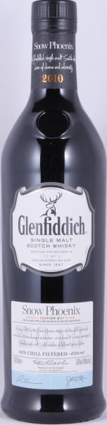 Glenfiddich Snow Phoenix 2010 Limited Edition Bottling Speyside Single Malt Scotch Whisky 47,6%