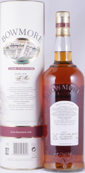 Bowmore Cask Strength Seagull Label Islay Single Malt Scotch Whisky 56.0% 1.0 L