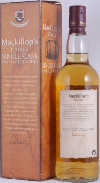 Convalmore 1977 22 Years Oak Cask No. 58 Mackillops Choice Single Cask Speyside Single Malt Scotch Whisky 61.7%