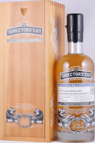 Port Ellen 1983 30 Years Refill Hogshead Cask No. 10124 Douglas Laing Directors Cut Islay Single Malt Scotch Whisky 53,5%