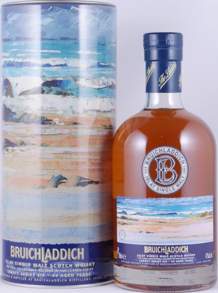 Bruichladdich Legacy Six 34 Years Islay Single Malt Scotch Whisky Cask Strength 41.0%