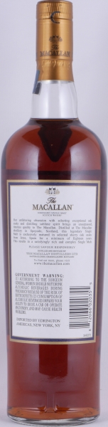 Macallan 1997 18 Years Sherry Oak Highland Single Malt Scotch Whisky 750ml Edrington Americas NY 43,0%