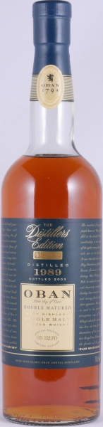 Buy Oban 1989 14 Years-old Distillers Edition 2003 Special Buy Oban 1989 14 Years-old Distillers Edition 2003 Special