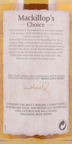 Macallan 1989 14 Years Oak Cask Mackillops Choice Single Cask Speyside Single Malt Scotch Whisky 58,7%