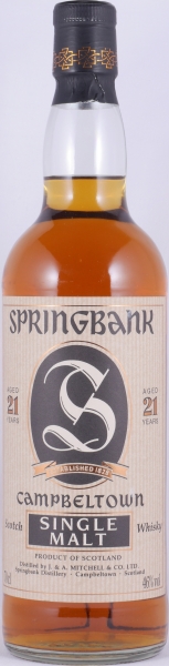 Springbank 21 Years Limited 2000 Edition Campbeltown Single Malt Scotch Whisky 46.0%