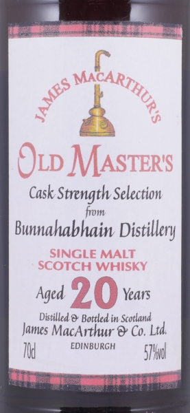 Bunnahabhain 1979 20 Years Sherry Cask No. 9677 James MacArthur Old Masters Islay Single Malt Scotch Whisky 57.0%