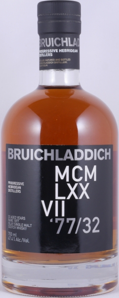 Bruichladdich 1977 32 Years American Oak Bourbon DNA_2 Release Rare Islay Single Malt Scotch Whisky 47,4%