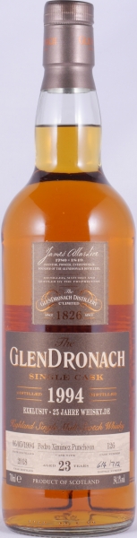 Glendronach 1994 23 Years Pedro Ximenez Sherry Puncheon Cask No. 126 Highland Single Malt Scotch Whisky 54,1%