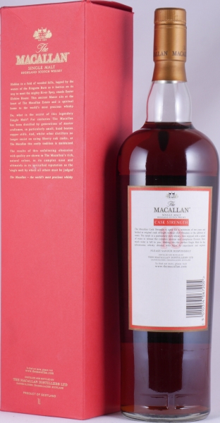 Macallan 10 Years Cask Strength Sherry Oak Highland Single Malt Scotch Whisky 57,8% 1,0 Liter