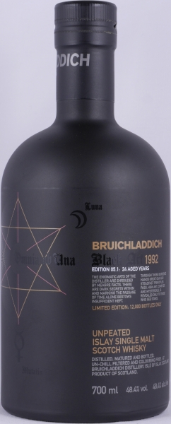 Bruichladdich Black Art 05.1 1992 24 Years Limited Edition Release 2016 Islay Single Malt Scotch Whisky Cask Strength 48,4%