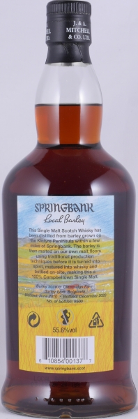 Springbank 2010 10 Years Local Barley Release 2020 Oloroso Sherry Casks Campbeltown Single Malt Scotch Whisky 55,6%