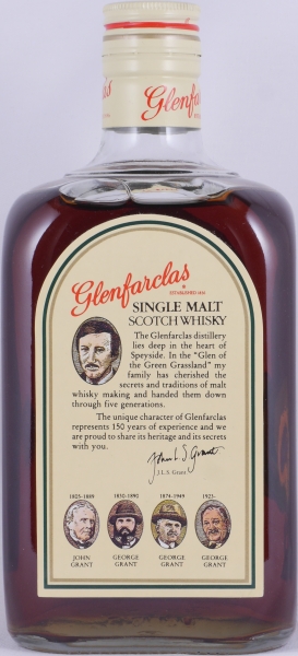 Glenfarclas 1980s 21 Years Sherry Casks 75cl Dumpy Square Bottle Highland Single Malt Scotch Whisky 43.0%