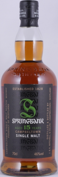 Springbank 15 Years Release 2012 Campbeltown Single Malt Scotch Whisky 46,0%