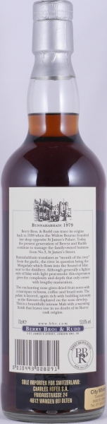 Bunnahabhain 1979 32 Years Sherry Cask No. 9469 Berrys Own Selection Islay Single Malt Scotch Whisky 53.8%