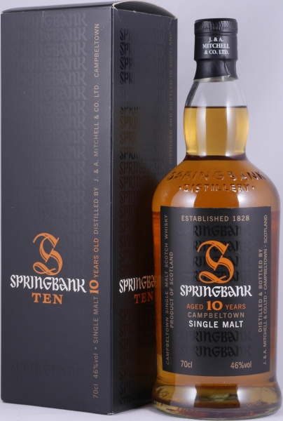 Springbank 10 Years Bourbon and Sherry Casks Release 2012 Black Label Campbeltown Single Malt Scotch Whisky 46,0%