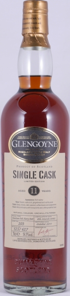 Glengoyne 2000 11 Years American Oak Sherry Butt Cask No. 203 Highland Single Malt Scotch Whisky 58,5%