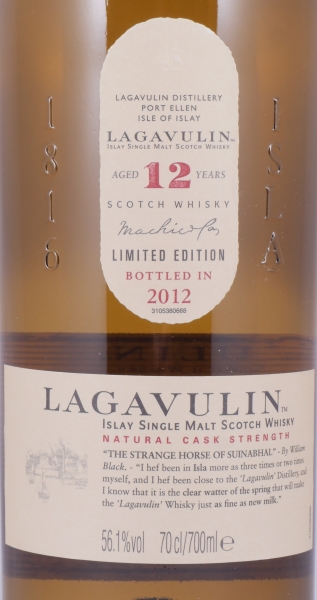 Lagavulin 12 Years 12th Special Release 2012 Limited Edition Islay Single Malt Scotch Whisky Cask Strength 56,1%