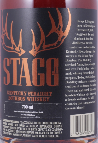 Stagg Jr. Release 2015 / Batch 5 Kentucky Straight Bourbon Whiskey Barrel Proof 64.85%