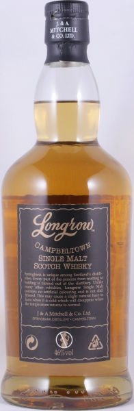 Longrow CV Release 2008 Campbeltown Single Malt Scotch Whisky 46.0%