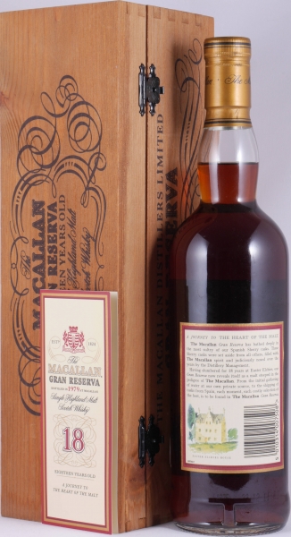 Macallan Gran Reserva 1979 18 Years Sherry Wood Highland Single Malt Scotch Whisky 40,0%