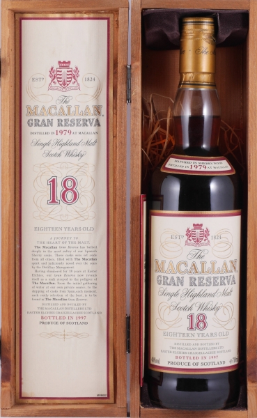 Macallan Gran Reserva 1979 18 Years Sherry Wood Highland Single Malt Scotch Whisky 40,0%