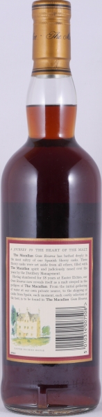 Macallan Gran Reserva 1979 18 Years Sherry Wood Highland Single Malt Scotch Whisky 40,0%