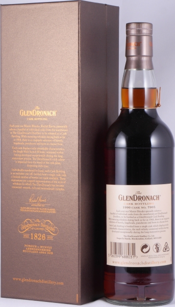 Glendronach 1990 28 Years Pedro Ximenez Sherry Puncheon Cask No. 7905 Highland Single Malt Scotch Whisky 51,7%