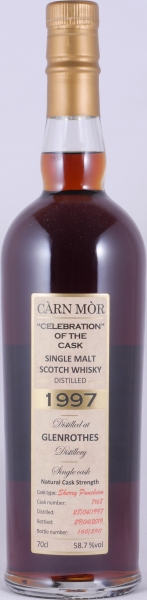 Glenrothes 1997 22 Years Sherry Puncheon No. 7168 Càrn Mòr Celebration of the Cask Highland Single Malt Scotch Whisky 58,7%