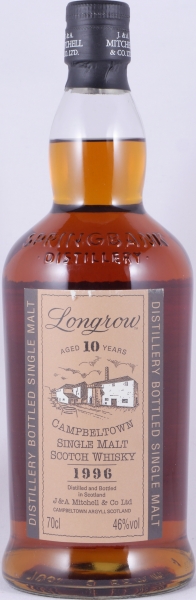 Longrow 1996 10 Years Campbeltown Single Malt Scotch Whisky 46.0%