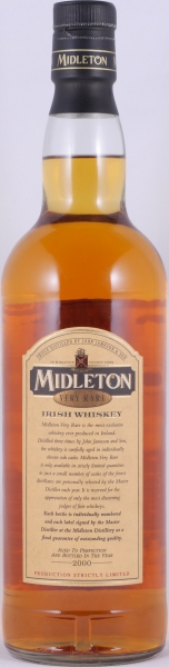 Midleton Very Rare 2000 Limited Edition Blended Irish Whiskey 40.0%