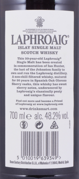 Laphroaig 30 Years The Ian Hunter Story Book 2: Building an Icon Islay Single Malt Scotch Whisky 48,2%
