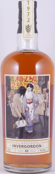Invergordon 1972 43 Years Oak Cask Jack Wiebers Whisky World Tokyo Days Highland Fine Single Grain Scotch Whisky 49.4%