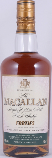 Macallan Forties 1940s Limited Travel Range Highland Single Malt Scotch Whisky 40,0%