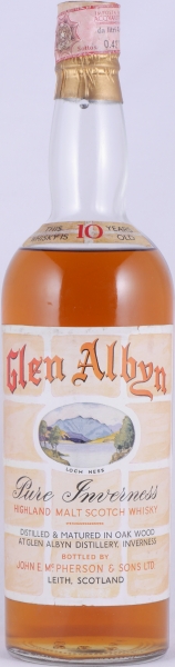 Glen Albyn 10 Years Oak Wood Pure Inverness Whiskiteca Eduardo Giaconne Highland Single Malt Scotch Whisky Cask Strength 56.9%