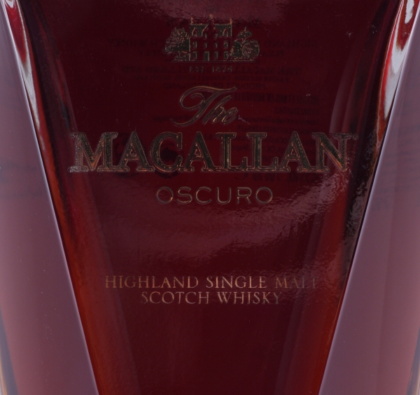 Macallan Oscuro Decanter Master Series The 1824 Collection Oloroso Sherry Oak Casks Highland Single Malt Scotch Whisky 46.5%