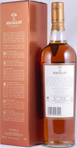 Macallan 10 Years Sherry Oak Casks Highland Single Malt Scotch Whisky 40,0%