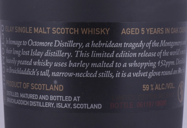 Bruichladdich Octomore 03.1_152 2005 5 Years Ochdamh-mor Bourbon Casks Islay Single Malt Scotch Whisky 59,0%