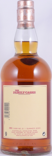 Glenfarclas 1991 29 Years The Family Casks Summer 2020 First Fill Sherry Butt Cask No. 211 Highland Single Malt Scotch Whisky 56,3%