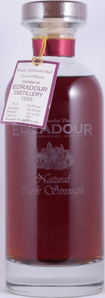 Edradour 1993 12 Years Sherry Cask No. 246 Ibisco Decanter Highland Single Malt Scotch Whisky Natural Cask Strength 58.6%