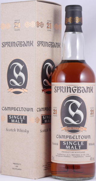 Springbank 21 Years Limited Edition 2000 für Benelux Campbeltown Single Malt Scotch Whisky 46,0%