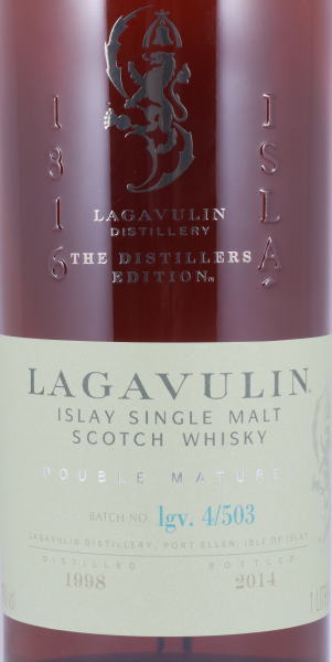 Lagavulin 1998 16 Years Distillers Edition 2014 Special Release lgv.4/503 Islay Single Malt Scotch Whisky 43.0% 1.0L