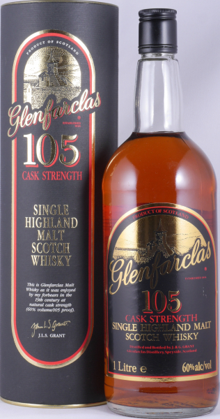 Glenfarclas 105 Cask Strength Kiln Label Black Screw Cap Highland Single Malt Scotch Whisky 60,0% 1,0L