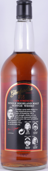 Glenfarclas 105 Cask Strength Kiln Label Black Screw Cap Highland Single Malt Scotch Whisky 60,0% 1,0L