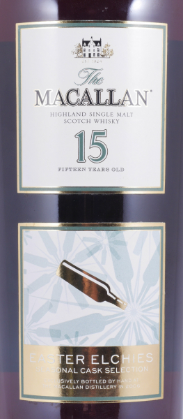Macallan 1991 15 Years Sherry Oak Butt Cask No. 24755 Easter Elchies Seasonal Cask Selection Highland Single Malt Scotch Whisky 58,5%