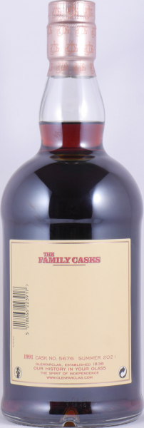 Glenfarclas 1991 29 Years The Family Casks Summer 2021 First Fill Sherry Butt Cask No. 5676 Highland Single Malt Scotch Whisky 55,3%