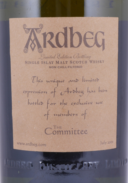 Ardbeg 1979-1980 21 Years 3rd Committee Reserve Limited Edition Bourbon Casks Islay Single Malt Scotch Whisky 56,3%
