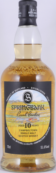 Springbank 2011 10 Years Local Barley Limited Edition 2021 Bourbon Casks Campbeltown Single Malt Scotch Whisky 51,6%